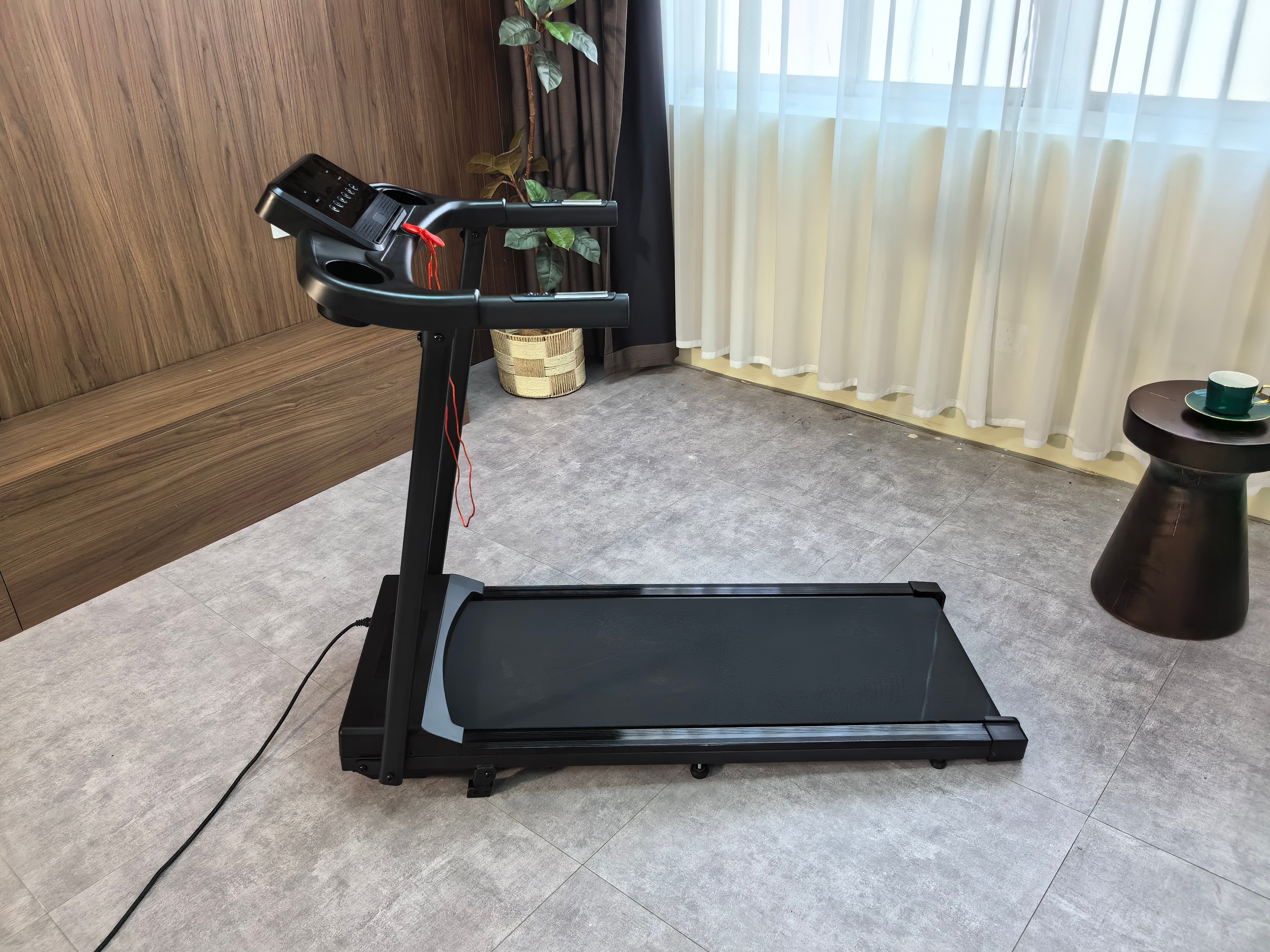 Factory Customized 1030*385mm Running Area Caminadora Electrical Wireless Remote Control LED Screen Walking Pad Treadmill