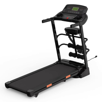 Quality Certificated 1280*460mm Running Area Walking Machine Multifunctional Cardio Training Sports Exercise Walking Pad Treadmill With Message