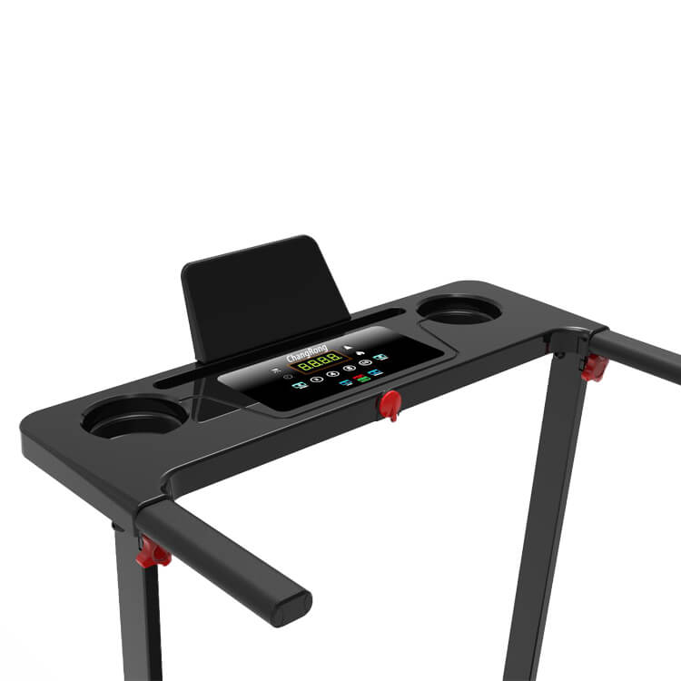 Home Use Foldable Steel Electric Running Exercise Machine 10KM/H 3 Level Incline LED Display LCD Motor Max User Capacity 100kg
