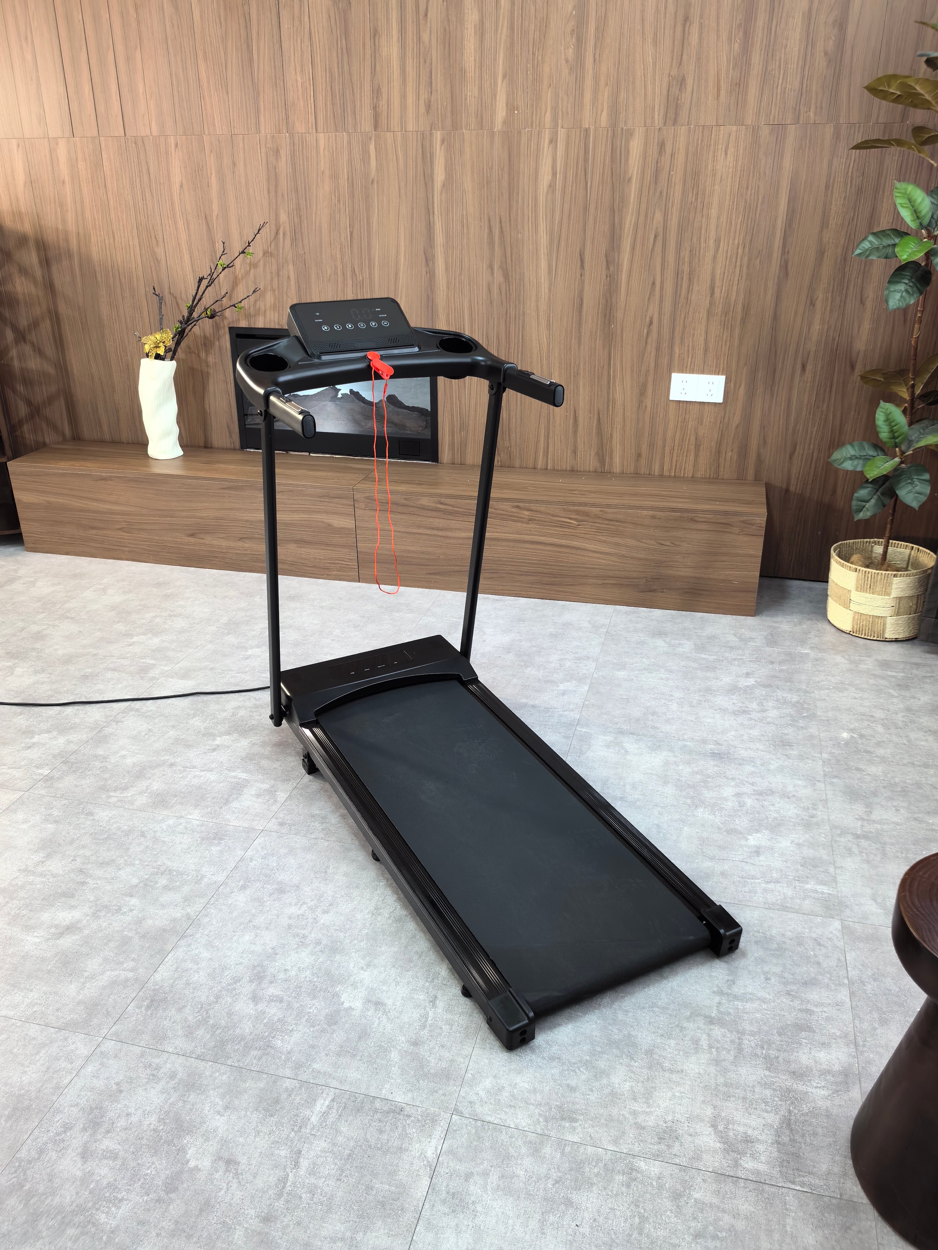 Factory Customized 1030*385mm Running Area Caminadora Electrical Wireless Remote Control LED Screen Walking Pad Treadmill