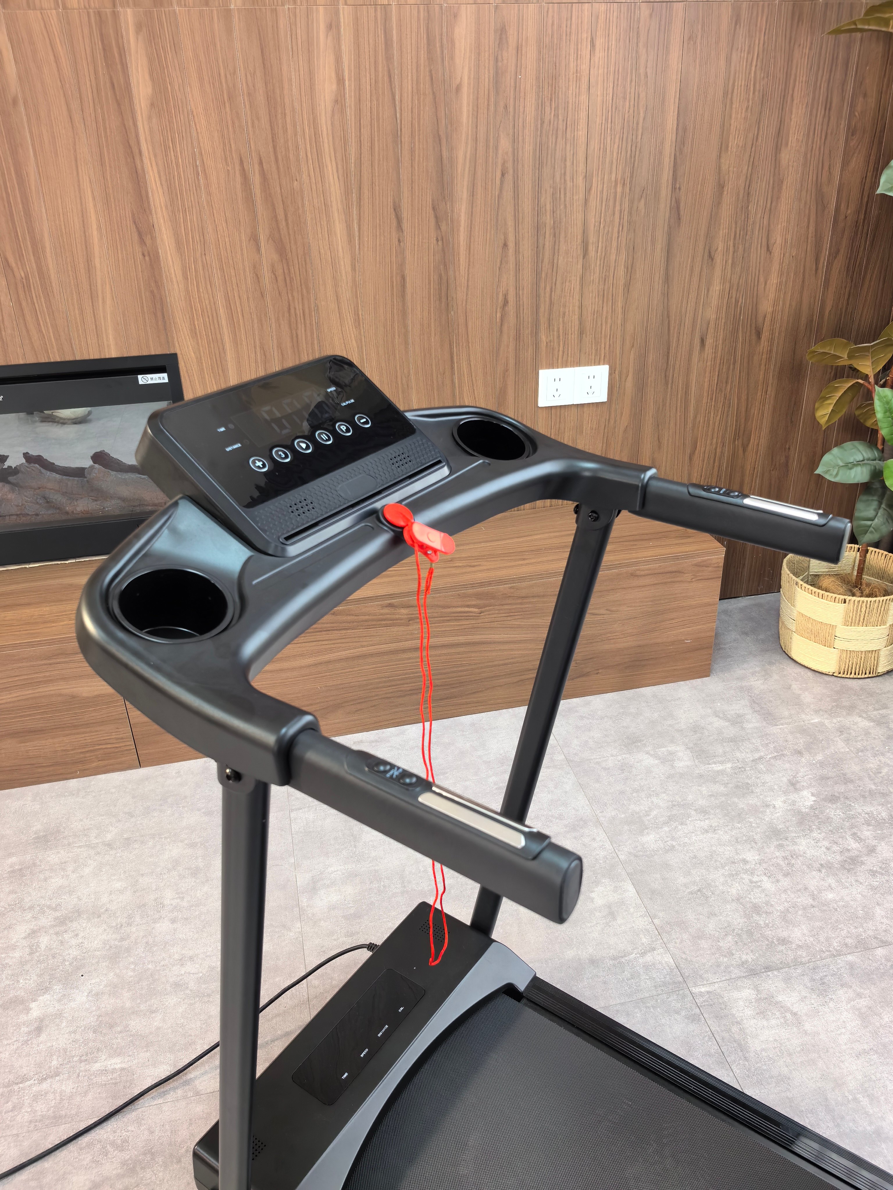 Factory Customized 1030*385mm Running Area Caminadora Electrical Wireless Remote Control LED Screen Walking Pad Treadmill