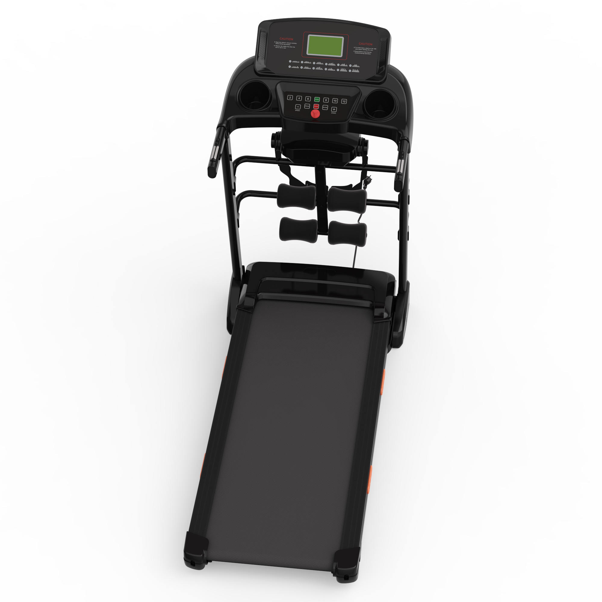 Quality Certificated 1280*460mm Running Area Walking Machine Multifunctional Cardio Training Sports Exercise Walking Pad Treadmill With Message