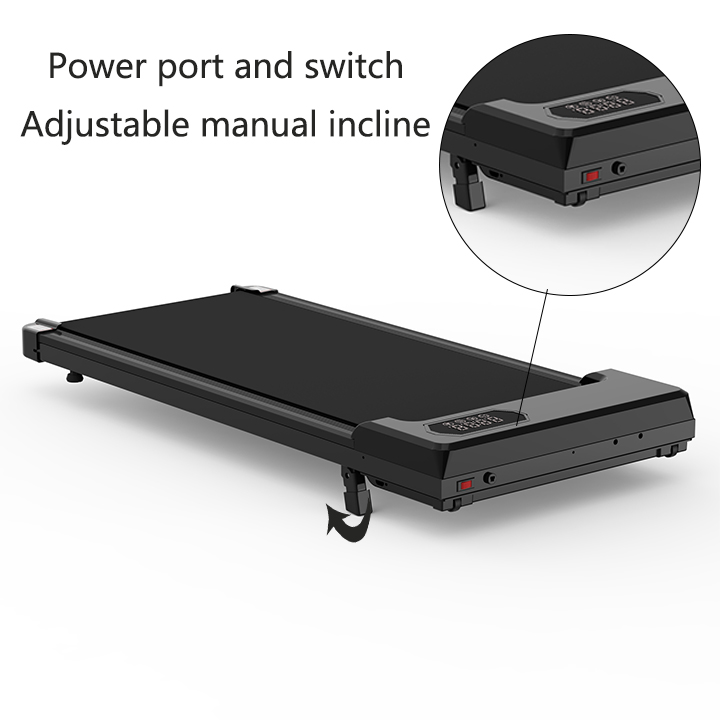 New design manual slope adjustment Electric Walking Pad Treadmill
