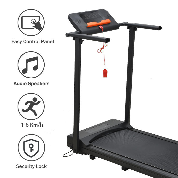 Custom Design 1220*583*990mm Product Size Running Machine 110KG Load Capacity Sports Exercise Walking Pad Treadmill